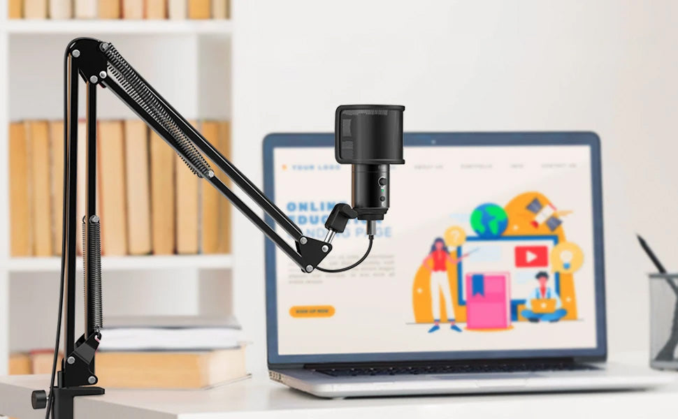 FIFINE CS1 - Braço de Microfone Ajustável, Montagem em Mesa FIFINE CS1 - Braço de Microfone Ajustável, Montagem em Mesa